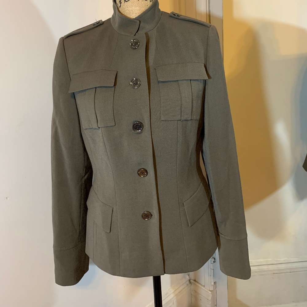 Calvin Klein Military Style Blazer